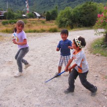 Playing kids of Puyuhuapi